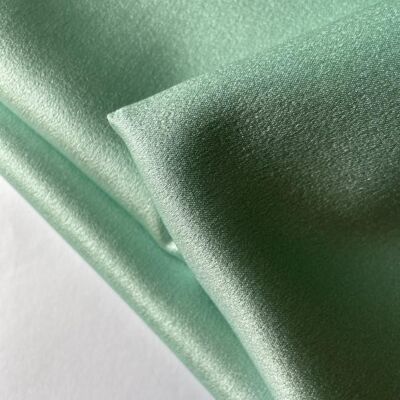 Crepe Satin verde acqua