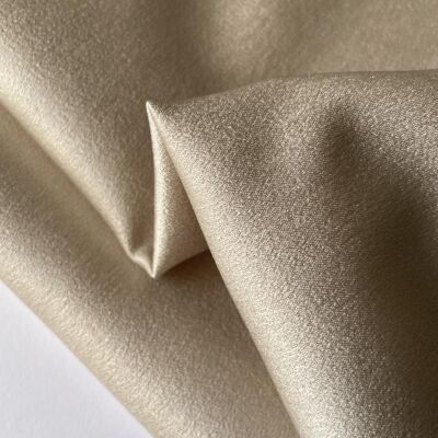 Tissu Crêpe Satin doré