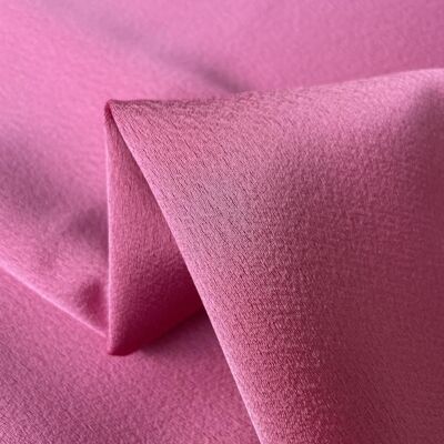 Fuchsia acetate crepe fabric