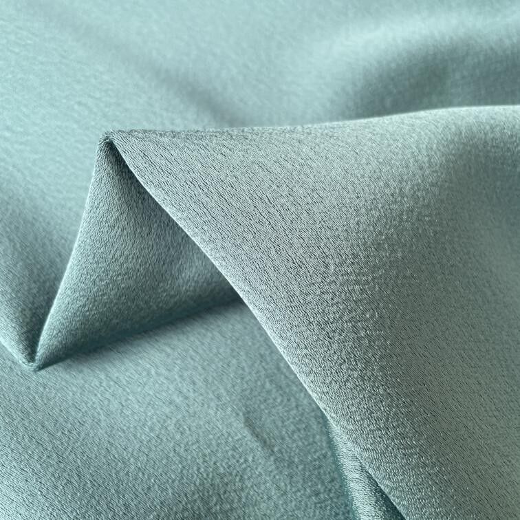 Tessuto crepe acetato verde acqua