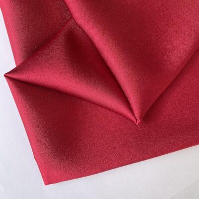 Garnet angel skin satin fabric