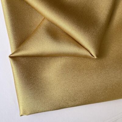 Gold angel skin satin fabric