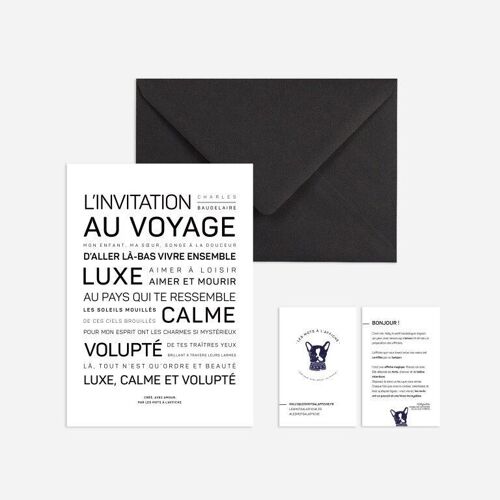 Affiche format mini Luxe, calme et volupté - Baudelaire