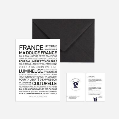 Mini-Frankreich-Poster