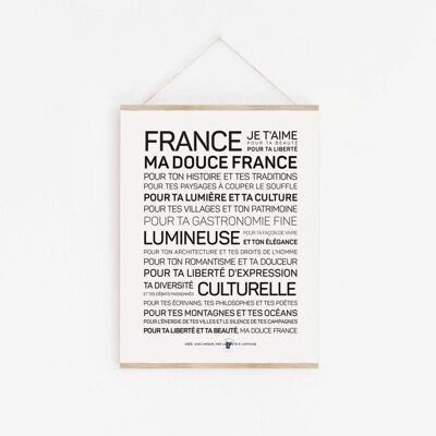 Poster Frankreich - A3