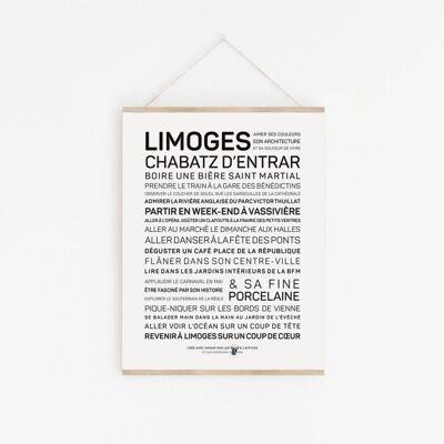 Limoges poster - A3