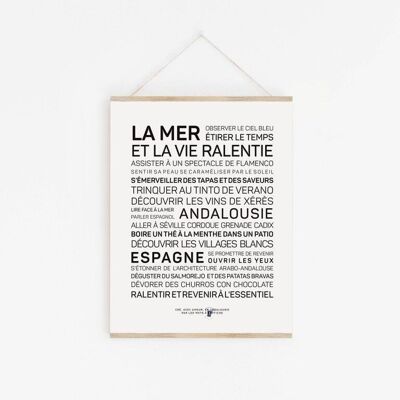 Andalusia poster - A3