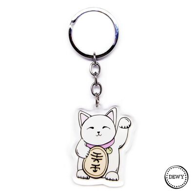 Keychain with Lucky Cat