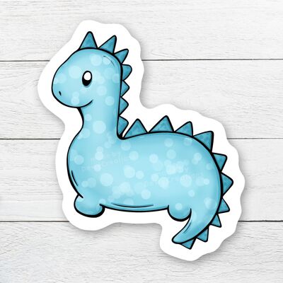 Sticker - Blue Dinosaur