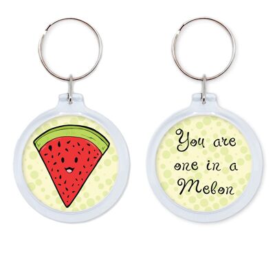 Keychain with melon - You are one in a melon