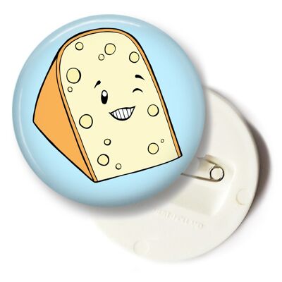 Button with Dutch cheese - large