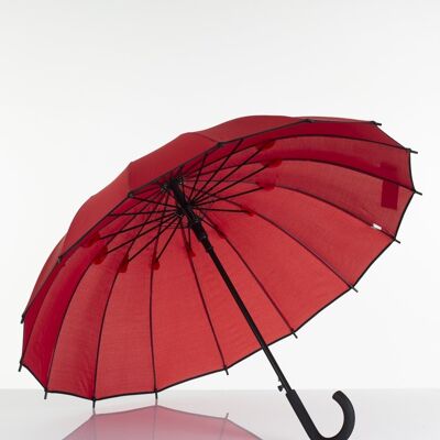 Umbrella - Large - 8781 - 16 Panel Red