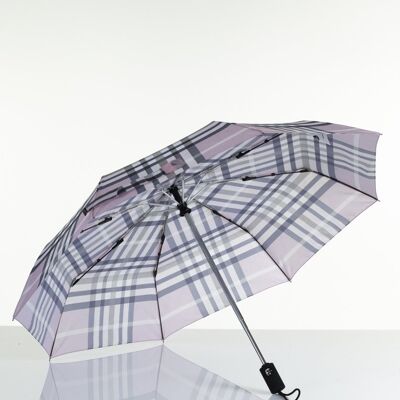 Umbrella - Fully Automatic Folding  - 8772- check Rose