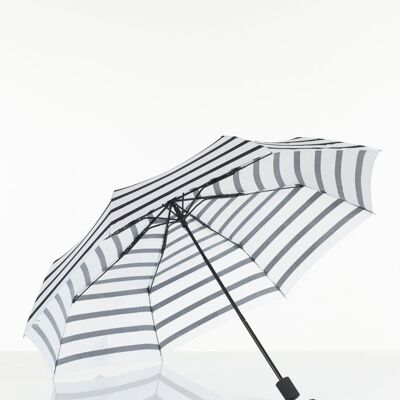 Umbrella - Durable Folding  - 8775 - White stripes