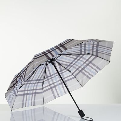 Umbrella - Durable Folding   - 8775 - Beige check