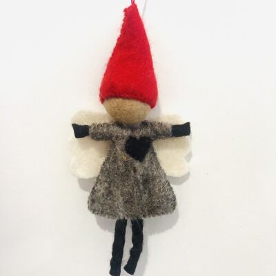 Felt Christmas Tree Decorations - Xmas Angel