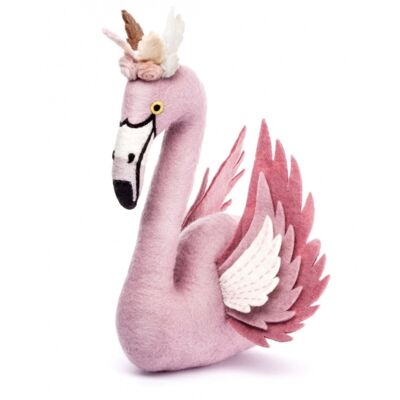 Flamingo / Einhorn Kopf Dekor - Flamingo