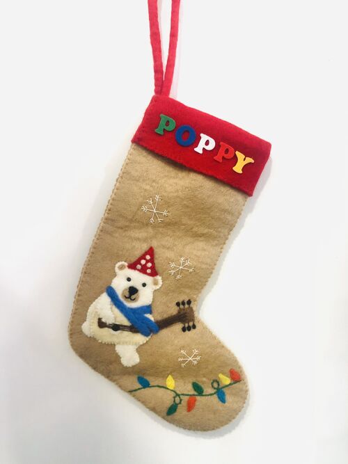 Personalized Animal and Holiday Themed Stockings - Christmas #2