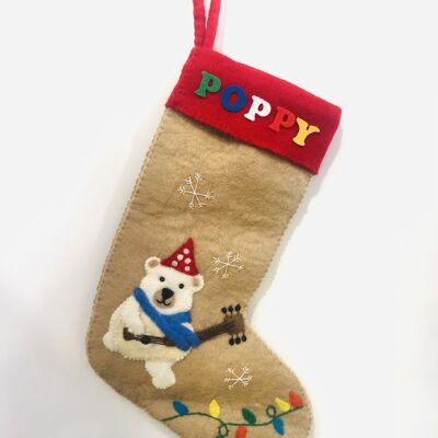 Personalized Animal and Holiday Themed Stockings - Christmas #2