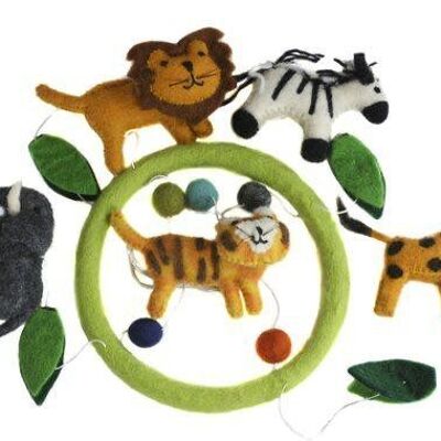 Safari Tema Baby Mobile