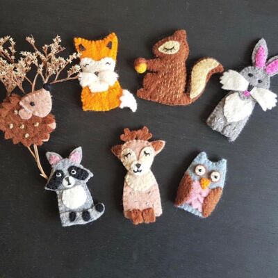 Felt Finger Puppets - Koala