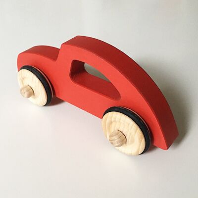 Diane wooden car retro chic style - Red