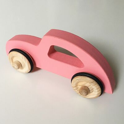 Diane wooden car retro chic style - Pink