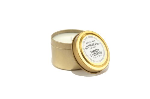 Paddywax Apothecary travel tin-Tabacco + Patchouli