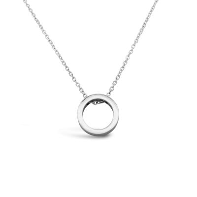 "Round Circle" necklace - silver
