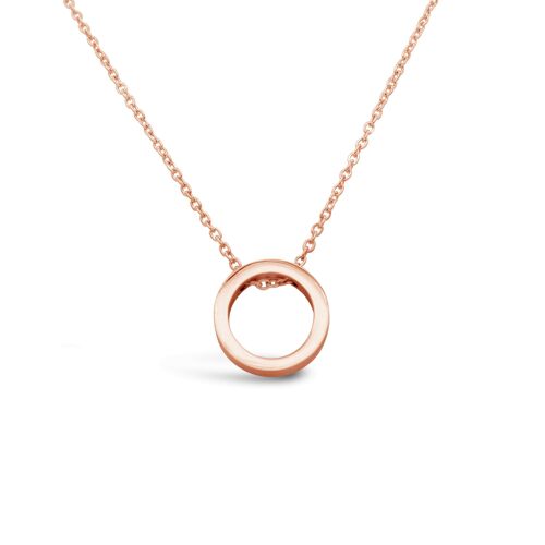 Halskette „Round Circle“ - Roségold