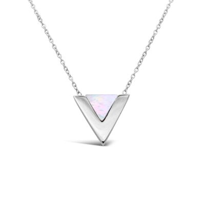 Collier "Coquillage Triangle" - argent