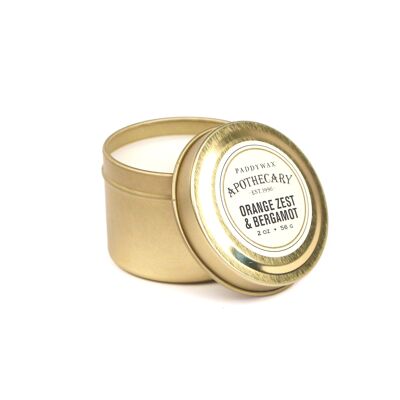 Paddywax Apothecary travel tin-Orange Zest & Bergamot