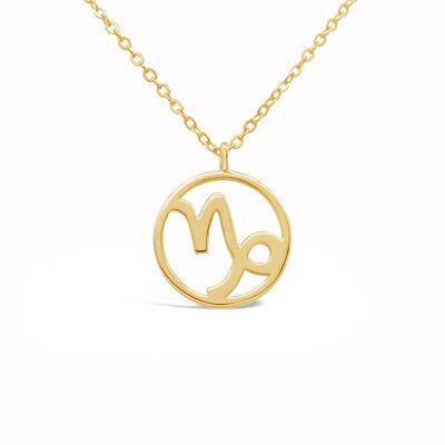 Star sign necklace "Capricorn" - gold