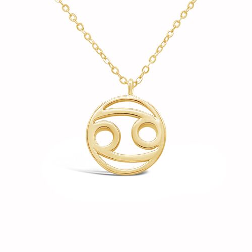 Sternzeichen-Halskette „Krebs“ - Gold