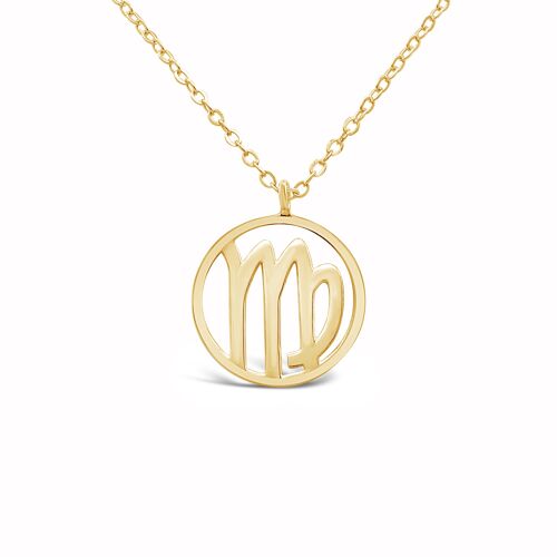 Sternzeichen-Halskette „Jungfrau“ - Gold