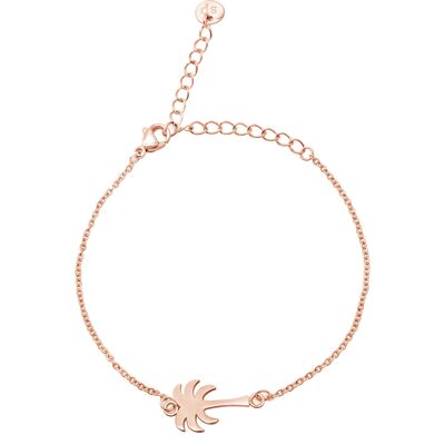 Bracelet "palmier" - or rose