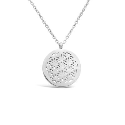 Necklace - "Flower of Life" - silver