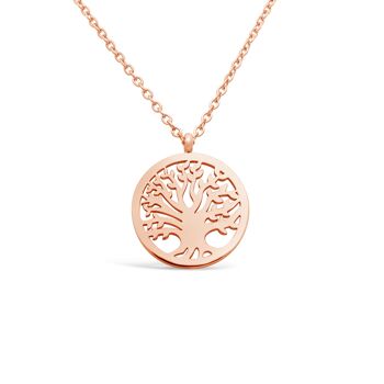 Collier - "Arbre de Vie" - or rose