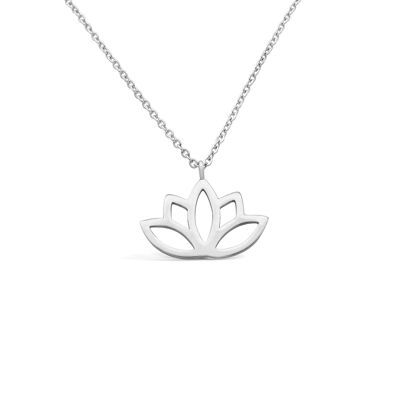 Necklace "Lotus" - silver