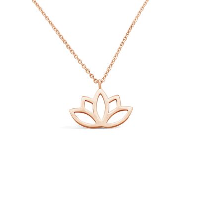 Halskette „Lotus“ - Roségold