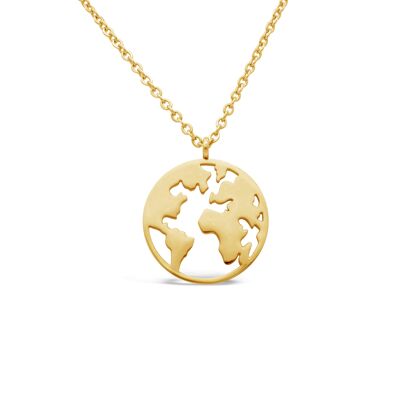 Necklace "Earth" - gold