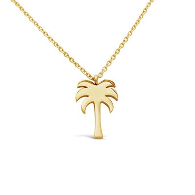 Necklace "palm tree" - gold