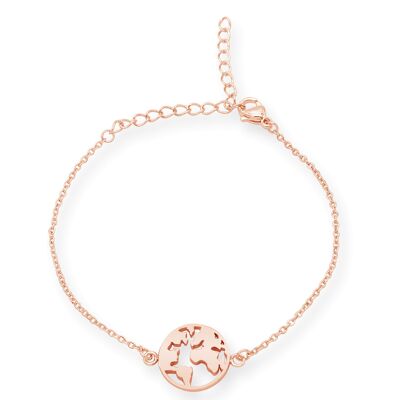 Bracelet "Terre" - or rose