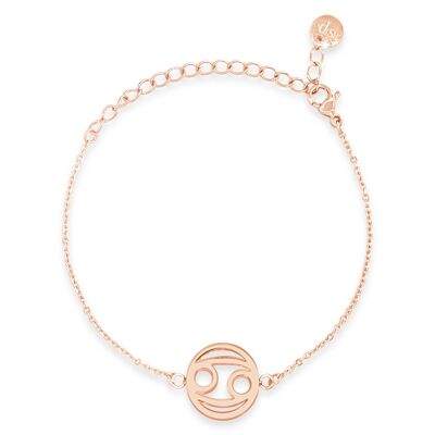 "Cancer" bracelet - rose gold