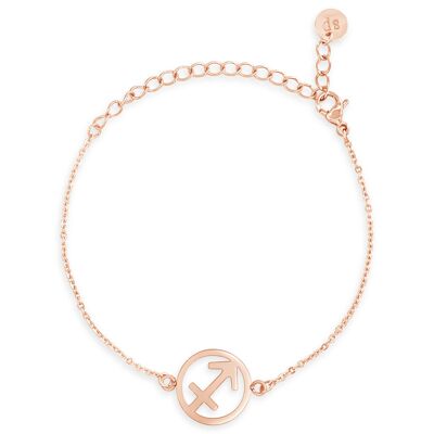 "Sagittarius" bracelet - rose gold