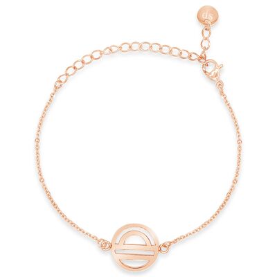"Libra" bracelet - rose gold