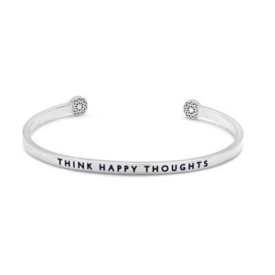 Think Happy Thoughts - Silver