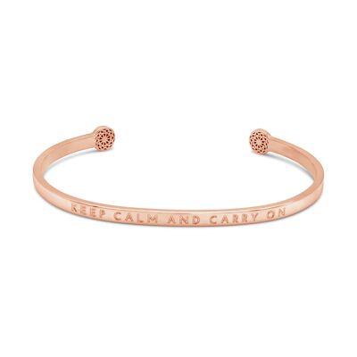 Keep Calm and Carry On - Blind - Rose Gold