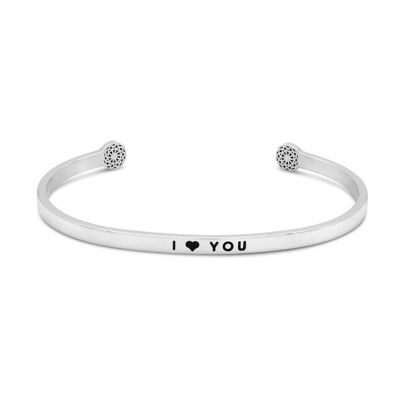 I ♥ you - silver