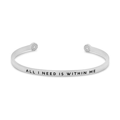 All I Need is Within Me - Silver